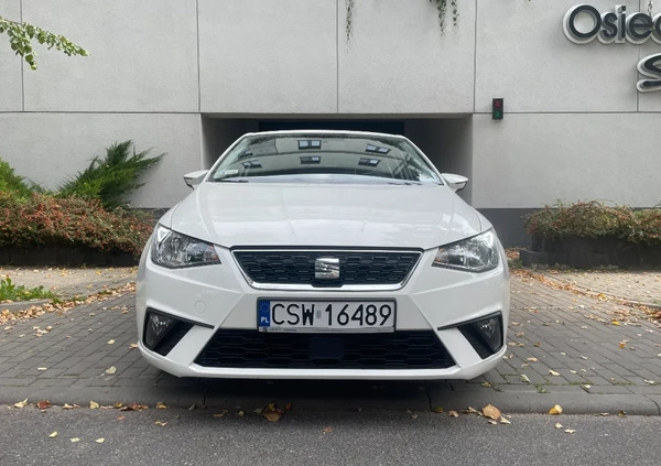 Seat Ibiza cena 42900 przebieg: 42744, rok produkcji 2018 z Świecie małe 79